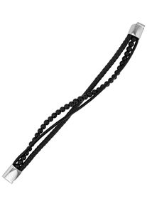 Adelia&acute;s Armband ADELIA&acute;S "Unisex Armband aus Leder mit Onyx 21,5 cm" Gr. 22, schwarz, Armb&auml;nder, Damen, Blacklist, Armband
