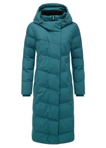 Wintermantel Ragwear "Wintermantel Pavla Long Soft YOUMODO", Damen, Gr. XL, gr&uuml;n (ocean gr&uuml;n), Obermaterial: 100% Polyester PES. Obermaterial: Futter: 100% Polyester PES. 100% Polyester PES., M&auml;ntel Wintermantel