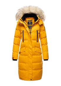 Winterjacke Marikoo "Marikoo Schneesternchen Damen Winter Steppjacke B890", Damen, Gr. XS, gelb, Obermaterial: 100% Polyester PES., Jacken Winterjacke
