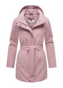 Kurzmantel Marikoo "Kurzmantel Katalinaa 16", Damen, Gr. L, lila (lila rose), Obermaterial: 90% Polyester PES. 10% Elasthan EL. Obermaterial: Futter: 100% Polyester PES., M&auml;ntel Kurzmantel