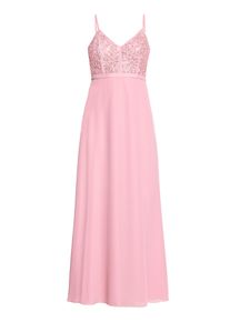 Abendkleid Vera Mont "Abendkleid mit Stickerei", Damen, Gr. 30, EURO, rosa (vintage blossom), Obermaterial: 100% Polyester PES., Kleider Abendkleid