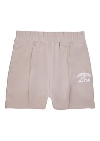 Shorts Converse, Damen, Gr. M (38), N-Gr, beige (papyrus), Sweatware, Obermaterial: 78% Baumwolle, 22% Polyester, unifarben, Hosen Shorts