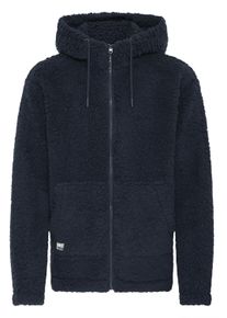 Funktions-Kapuzensweatjacke 11 Project "Fellimitatjacke PRDaag", Herren, Gr. XL, blau (insignia blau), Obermaterial: 100% Polyester PES., Sweatjacken Funktions-Kapuzensweatjacke