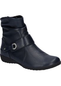 Stiefelette Josef Seibel "Naly 65, ocean", Damen, Gr. 39, blau (ocean), Obermaterial: 100% Rindsleder Leather cow., Schuhe Stiefelette