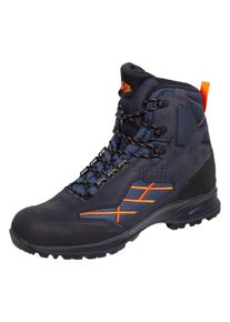 Outdoorschuh HAIX "Scout 3.0 GTX", Herren, Gr. 11,5, blau (marineblau, orange), Obermaterial: 100% Rindnubukleder CNU., Schuhe Outdoorschuh