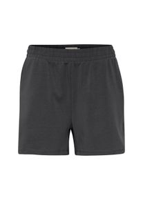Shorts oxmo "Shorts OXOdine", Damen, Gr. L, N-Gr, schwarz, Obermaterial: 95% Baumwolle CO. 5% Elasthan EL., Hosen Shorts