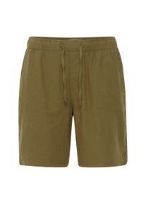 Shorts Casual Friday "Shorts CFPhelix", Herren, Gr. XXL, N-Gr, gr&uuml;n (schwarz olive), Obermaterial: 73% Baumwolle CO. 25% Leinen LI. 2% Elasthan EL., Hosen Shorts