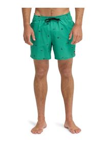 Boardshorts Quiksilver "Stretch Printed Volley 16", Herren, Gr. S, leprechaun spaced out, Obermaterial: 92% Microfaser, 8% Elasthan;, Hosen Boardshorts