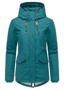 Winterjacke Ragwear "Winterjacke Parkker Warm YOUMODO", Damen, Gr. XL, gr&uuml;n (ocean gr&uuml;n), Obermaterial: 65% Polyester PES. 35% Baumwolle CO. Obermaterial: Futter: 100% Polyester PES. 100% Polyester PES., Jacken Winterjacke