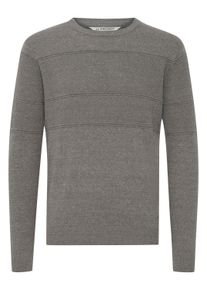 Strickfleece-Pullover 11 Project "Strickpullover PRYannis", Herren, Gr. XXL, grau (gray melange), Obermaterial: 80% Baumwolle CO. 20% Nylon NY., Pullover Strickfleece-Pullover