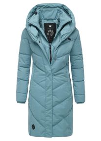 Steppmantel Ragwear "Steppmantel Natalka", Damen, Gr. S, grau (stone blau25), Obermaterial: 100% Polyester PES. Obermaterial: Futter: 100% Polyester PES. 100% Polyester PES., M&auml;ntel Steppmantel