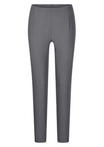 Chinohose GOLDNER "Bengalinhose LOUISA in Denim-Optik", Damen, Gr. 46, N-Gr, grau, Obermaterial: 78% Baumwolle CO. 18% Polyester PES. 4% Elasthan EL., Hosen Chinohose