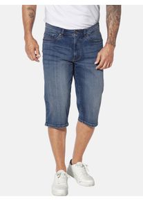 Bermudas Jan Vanderstorm "Jeansbermuda HARLORF", Herren, Gr. 74, N-Gr, blau, Obermaterial: 98% Baumwolle CO. 2% Elasthan EL., Hosen Bermudas