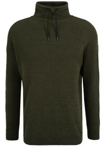 Strickfleece-Pullover Blend "Strickpullover BHComulco", Herren, Gr. XXL, gr&uuml;n (rosin), Obermaterial: 100% Baumwolle CO., Pullover Strickfleece-Pullover