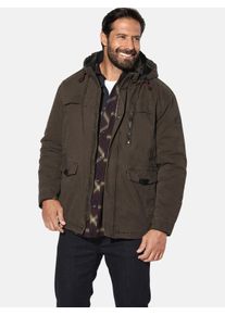 Outdoorjacke Jan Vanderstorm "Outdoorjacke FINNGREN", Herren, Gr. 64, braun, Obermaterial: 100% Baumwolle CO., Jacken Outdoorjacke