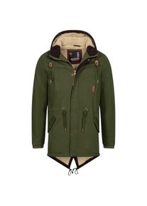 Winterjacke Alessandro Salvarini "A. Salvarini Herren Winterparka AS280", Damen, Gr. M, gr&uuml;n (olive), Obermaterial: 100% Baumwolle CO., Jacken Winterjacke