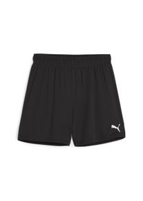 Trainingsshorts Puma "TEAMGOAL SHORTS WMNS", Damen, Gr. S, N-Gr, schwarz-wei&szlig; (Puma schwarz, Puma wei&szlig;), Interlock, Obermaterial: 100% Polyester, unifarben, regular fit kniefrei, Hosen Trainingsshorts, aus Interlock-Material, kniefrei, sportlicher Stil