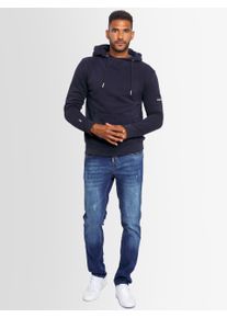 Kapuzenpullover Alessandro Salvarini "Alessandro Salvarini Herren Hoodie AS295", Herren, Gr. XXL, blau (navy), Obermaterial: 65% Baumwolle CO. 35% Polyester PES., Sweatshirts Kapuzenpullover
