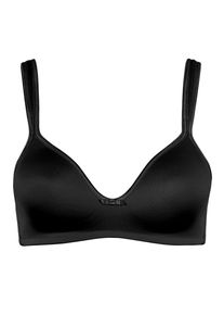 Schalen-BH LISCA "Schalen BH ohne B&uuml;gel Victoria", Damen, Gr. 90, Cup A, schwarz, Stoff, Obermaterial: 86% Polyester PES. 14% Elasthan EL., BHs Schalen-BH