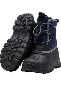 Snowboots Hummel "ICICLE JR", M&auml;dchen, Gr. 36, schwarz (schwarz iris), Textil, Schuhe Snowboots, wasserdicht und gef&uuml;ttert