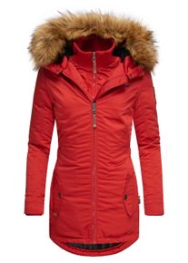 Wintermantel Marikoo "Wintermantel Sanakoo", Damen, Gr. XS, rot, Obermaterial: 100% Polyester PES. Obermaterial: Futter: 100% Polyester PES. 100% Polyester PES., M&auml;ntel Wintermantel