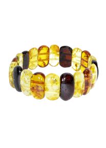 Armband OSTSEE-SCHMUCK "- Tira - Bernstein -" Gr. 19, bunt (mehrfarbig), Armb&auml;nder, Damen, Bernstein, Armband
