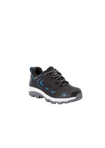 Wanderschuh Jack Wolfskin "VOJO TEXAPORE LOW K", Jungen, Gr. 34, blau (anthrazit, blau), Synthetik, Textil, Schuhe Wanderschuh, wasserdicht, Trekkingschuh