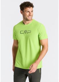 Funktionsshirt CMP "MAN CO T-SHIRT", Herren, Gr. 48, mela, Obermaterial: 100% Polyester, normal, Rundhals, Shirts Funktionsshirt