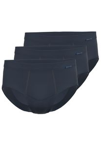 Slip Ammann "3er Pack Slip mit Eingriff Day Classic / Feinripp Premium", Herren, Gr. 5, blau (nightblau), Obermaterial: 100% Baumwolle CO., Unterhosen Slip