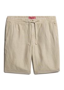 Shorts Superdry "Bermuda-Shorts Merchant Linen Short", Herren, Gr. XXL, N-Gr, beige, Obermaterial: 58% Leinen LI. 42% Baumwolle CO., Hosen Shorts