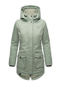 Parka Navahoo "Winterjacke Brinjaa", Damen, Gr. XS, gr&uuml;n (smokey mint), Obermaterial: 65% Polyester PES. 35% Baumwolle CO. Obermaterial: Futter: 100% Polyester PES. 100% Polyester PES., Jacken Parka