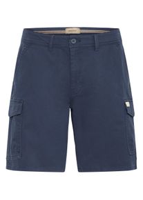 Cargoshorts Blend "Cargoshorts BHEDNAN cargo shorts", Herren, Gr. M, N-Gr, blau (marineblaus), Obermaterial: 98% Baumwolle CO. 2% Elasthan EL., Hosen Cargoshorts