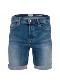 Bermudas Replay "Bermuda-Shorts RBJ.981 SHORT TAPERED", Herren, Gr. 36, N-Gr, blau, Obermaterial: 99% Baumwolle CO. 1% Elasthan EL., Hosen Bermudas
