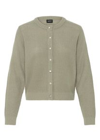 Strickjacke oxmo "Strickjacke OXBMMOMA CARDIGAN", Herren, Gr. XL, braun (vetiver), Obermaterial: 50% Polyacryl PAN. 50% Polyester PES., Strickjacken Strickjacke