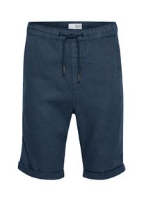 !Solid Shorts SOLID "Shorts SDTruc", Herren, Gr. M, N-Gr, blau (insignia blau), Obermaterial: 58% Leinen LI. 42% Viskose CV., Hosen Shorts