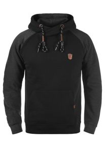 Kapuzenpullover INDICODE "Hoodie IDToney", Herren, Gr. S, schwarz, Web, Obermaterial: 60% Baumwolle CO. 40% Polyester PES., unifarben, normal, Pullover Kapuzenpullover