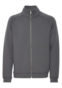 Sweatjacke Casual Friday "Sweatjacke CFSIGURD 0096 zipthrough sweatshirt", Herren, Gr. XXL, grau (schwarz shadow), Obermaterial: 80% Viskose CV. 13% Polyester PES. 7% Elasthan EL., Sweatjacken Sweatjacke