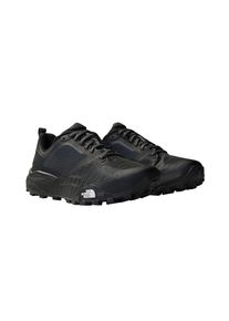 Laufschuh The North Face "M OFFTRAIL TR", Herren, Gr. 48, grau (asphalt grau, tnf schwarz), Synthetik, Schuhe Laufschuh, mit leicht profiliertem Laufsohlenprofil, mit Gummilaufsohle