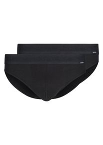 Slip Skiny "Slip 2er Pack", Herren, Gr. M, schwarz, Obermaterial: 100% Baumwolle CO., Unterhosen Slip