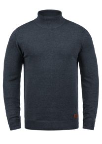 Rollkragenpullover Blend "Rollkragenpullover BHLatif", Herren, Gr. XXL, blau (navy), Obermaterial: 50% Baumwolle CO. 50% Polyacryl PAN., Pullover Rollkragenpullover