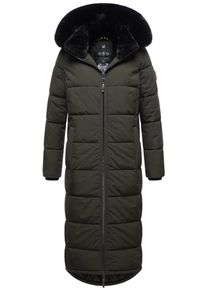 Winterjacke Navahoo "Navahoo Knuddelfee Damen Parka B990", Damen, Gr. L, gr&uuml;n (olive), Obermaterial: 100% Polyester PES., Jacken Winterjacke