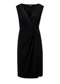 Abendkleid GOLDNER "Kurzgr&ouml;&szlig;e Kleid", Damen, Gr. 24, K-Gr, schwarz, Obermaterial: 95% Polyester PES. 5% Elasthan EL., festlich, Ohne Arm, Kleider Abendkleid, Falten