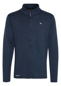 Funktionsjacke North Bend "Funktionsjacke NBKalleo M", Herren, Gr. XXXL, blau (navy blazer), Obermaterial: 92% Polyester PES. 8% Elasthan EL., meliert, regular fit normal, ohne Ausschnitt, Sweatshirts Funktionsjacke