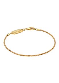 Armkette Kuzzoi "Armband Herren Basic Kordelkette Gedreht 925 Silber" Gr. 210, gold, Armb&auml;nder, Herren, 210, Silber 925 (Sterlingsilber), Armkette