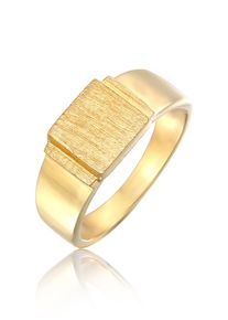 Siegelring Kuzzoi "Ring Herren Siegelring Modern 925 Silber" Gr. 64, gold, Fingerringe, Damen, 64, ohne Stein, Silber 925 (Sterlingsilber), 12mm, Siegelring