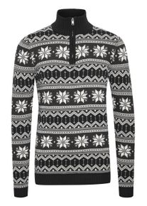 !Solid Troyer SOLID "Troyer SDWinoldo", Herren, Gr. XXL, schwarz, Obermaterial: 100% Baumwolle CO., normal, Pullover Troyer