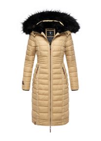 Wintermantel Navahoo "Wintermantel Umay", Damen, Gr. M, beige (sand), Obermaterial: 100% Polyester PES. Obermaterial: Futter: 100% Polyester PES. 100% Polyester PES., M&auml;ntel Wintermantel