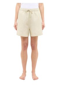 Shorts Mustang "Damen Style Charlottesville", Damen, Gr. XL, braun (4012 braun), 75% Baumwolle, 25% Leinen, unifarben, relaxed fit, Hosen Shorts