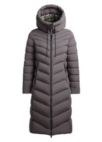 Steppmantel Khujo "Steppjacke Stoane2", Damen, Gr. XL, grau (graphite grau), Obermaterial: 100% Polyester PES. Obermaterial: Futter: 100% Nylon NY. 100% Polyester PES., M&auml;ntel Steppmantel