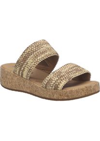 Slipper Josef Seibel "Evita 02, brasil-multi", Damen, Gr. 36, braun (brasil, multi), Obermaterial: 100% Textilmaterial TEXMAT., Schuhe Slipper